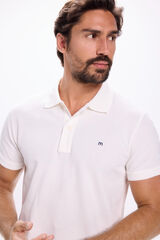 Milano Polo b&aacute;sico de piqu&eacute; Blanco