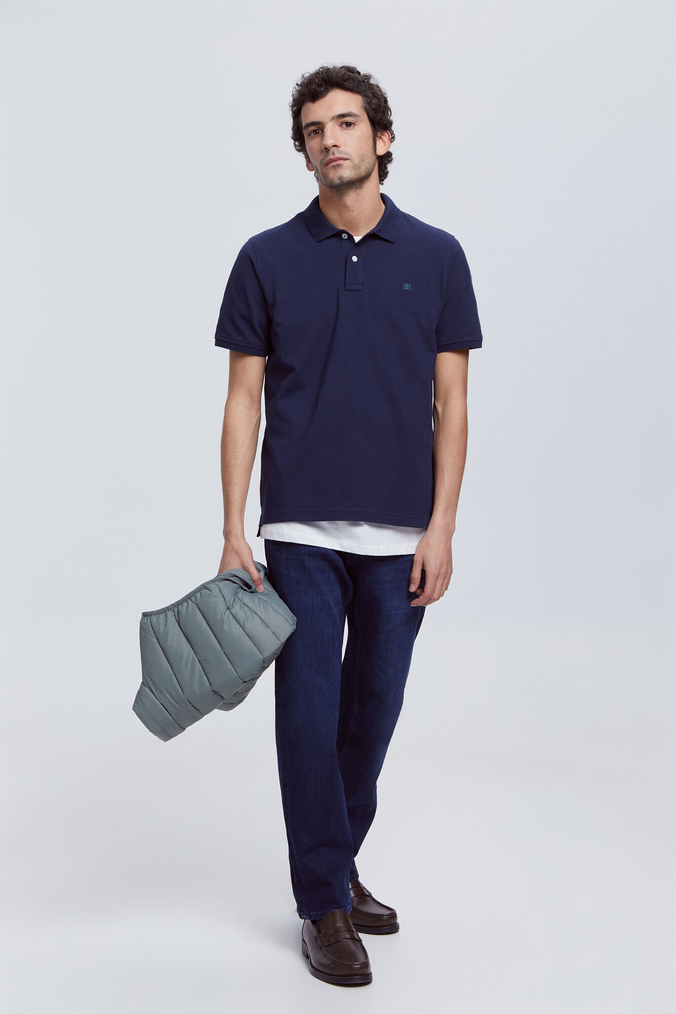 Pedro del Hierro Pantal&oacute;n Denim Regular PDH Azul Oscuro
