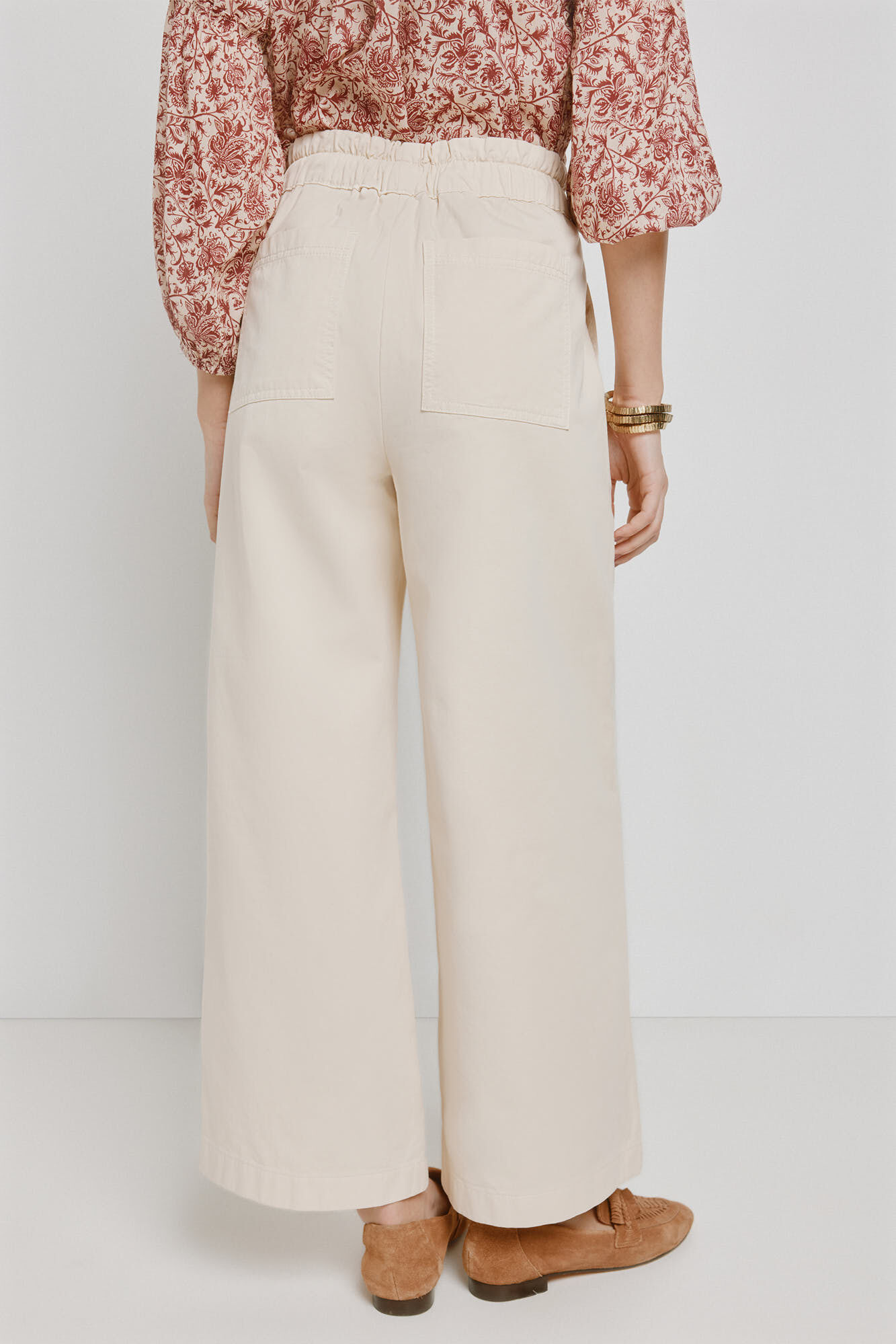 Milano Pantal&oacute;n holgado Beige