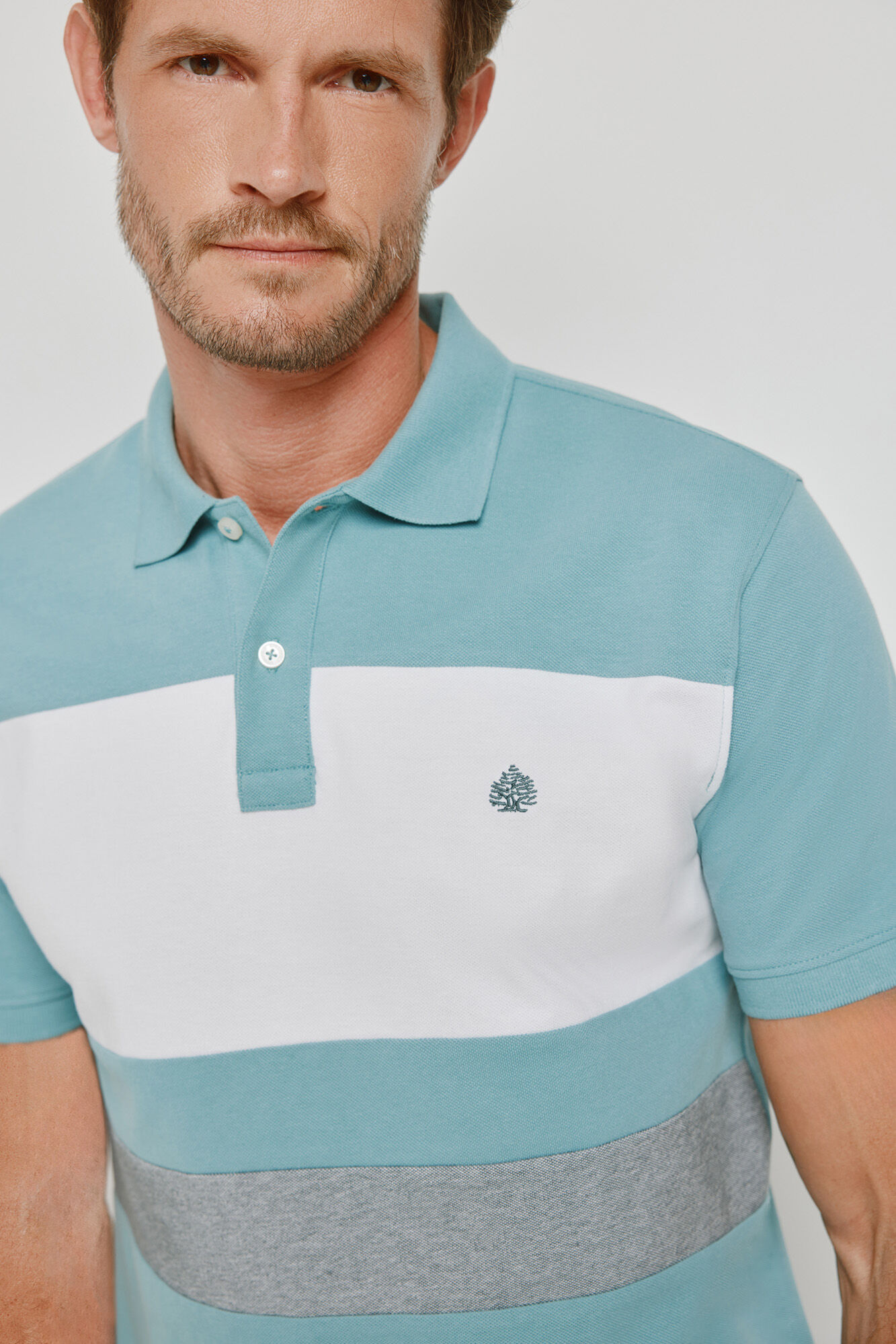 Springfield Polo de rayas manga corta