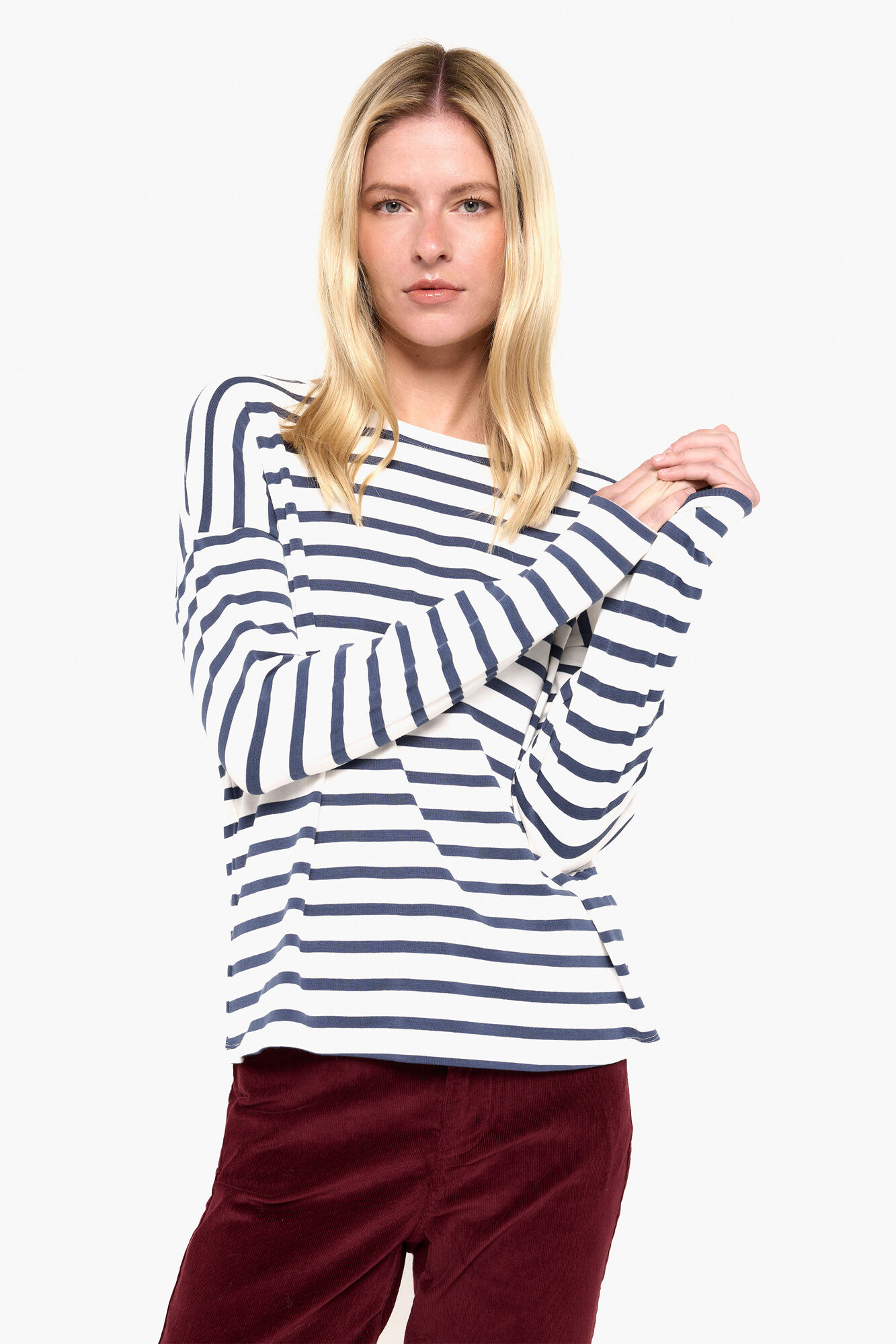Milano Camiseta heavy cotton rayas Negro