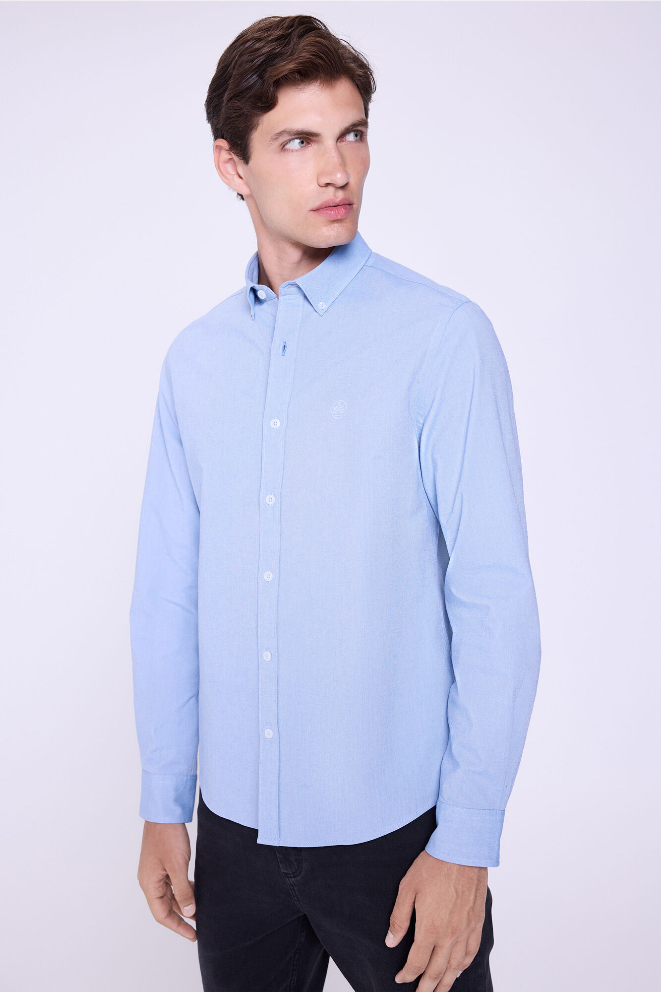 Springfield Camisa Oxford liso