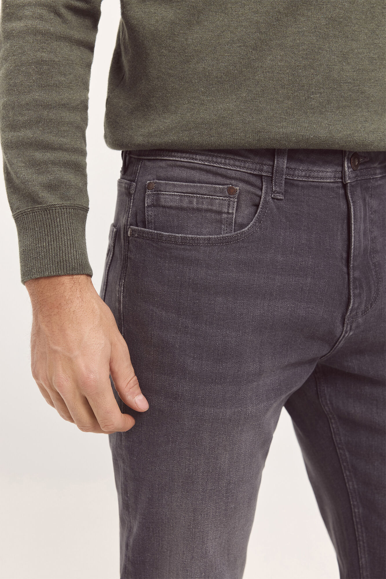 Pedro del Hierro Pantal&oacute;n Denim Regular PDH Gris