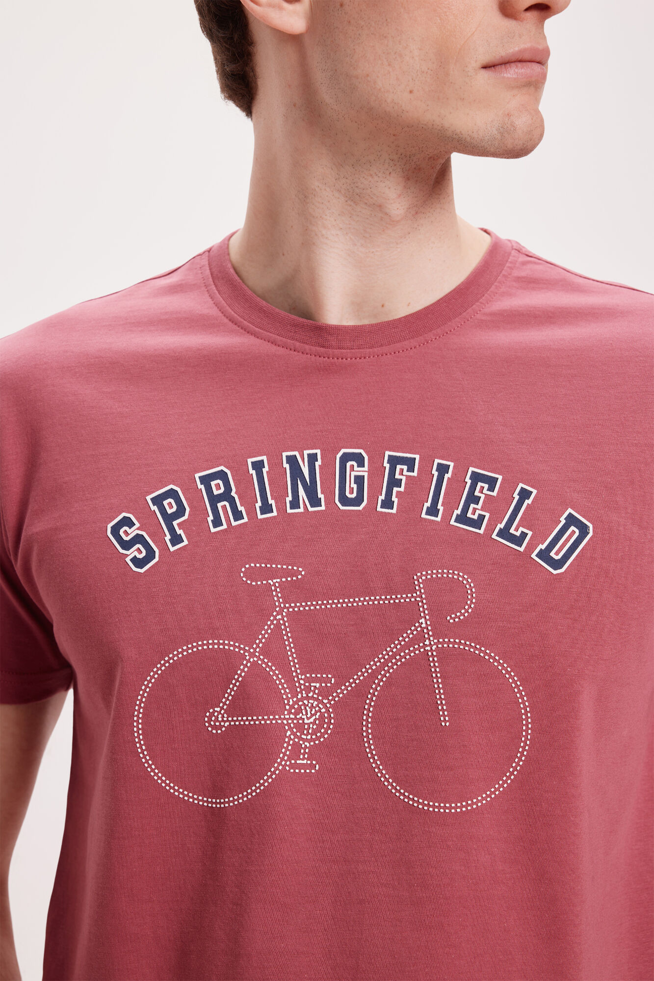Springfield Camiseta SPF Estampada Coral
