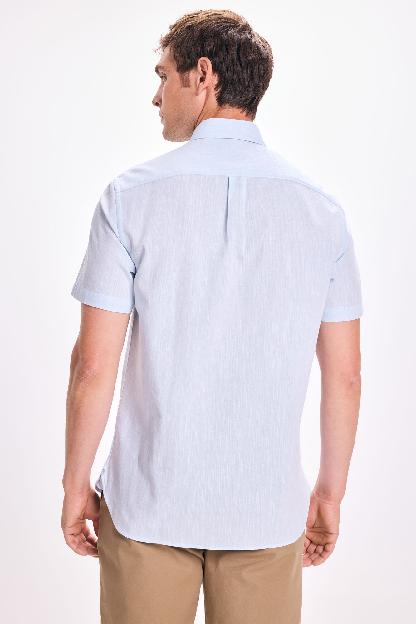 Pedro del Hierro Camisa de lino Pedro Del Hierro Azul Claro