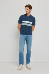 Milano Pantal&oacute;n de mezclilla regular fit Azul Claro