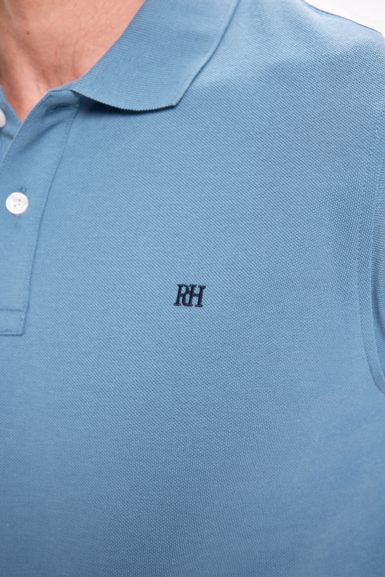 Pedro del Hierro Polo b&aacute;sico PDH Azul