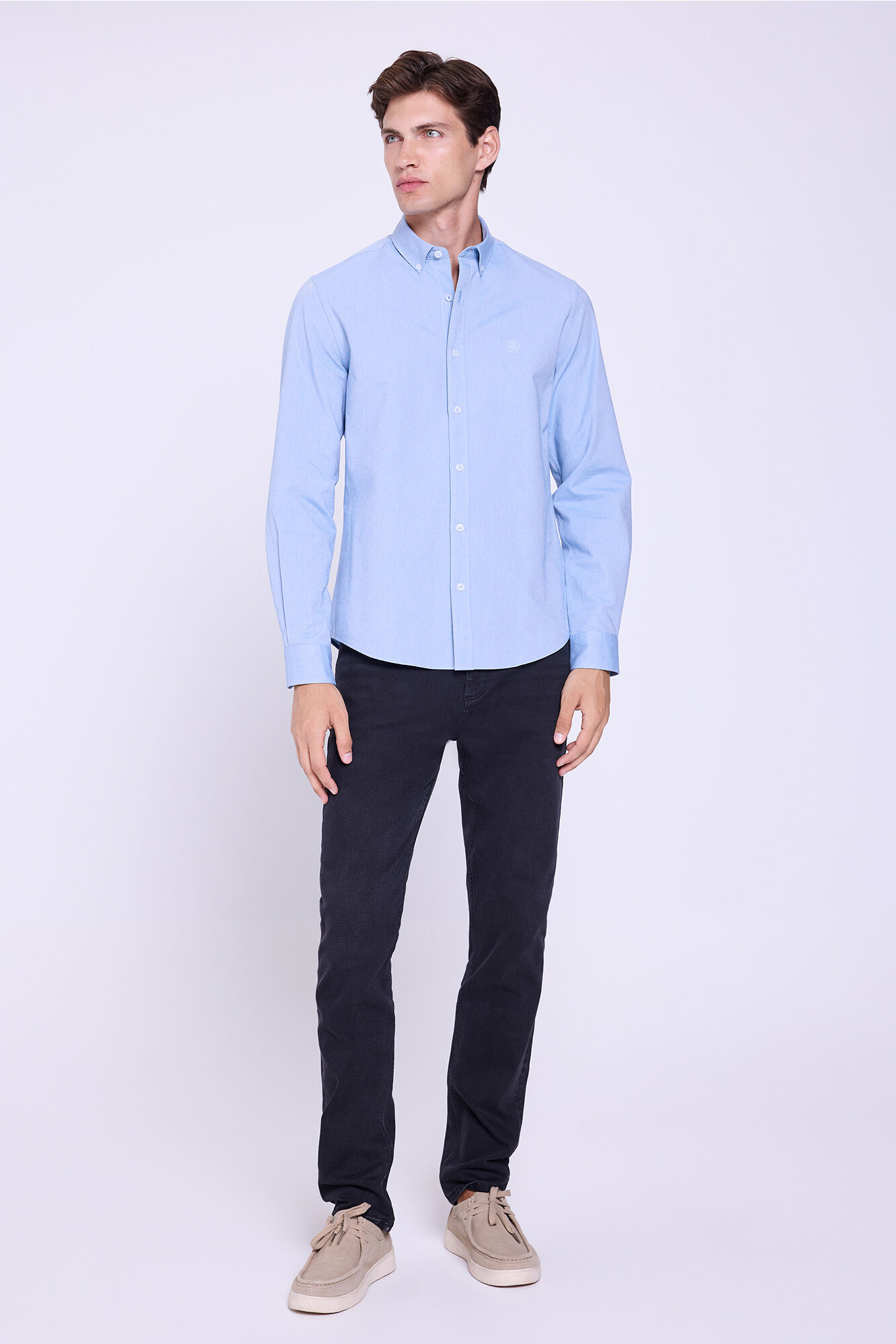 Springfield Camisa Oxford liso
