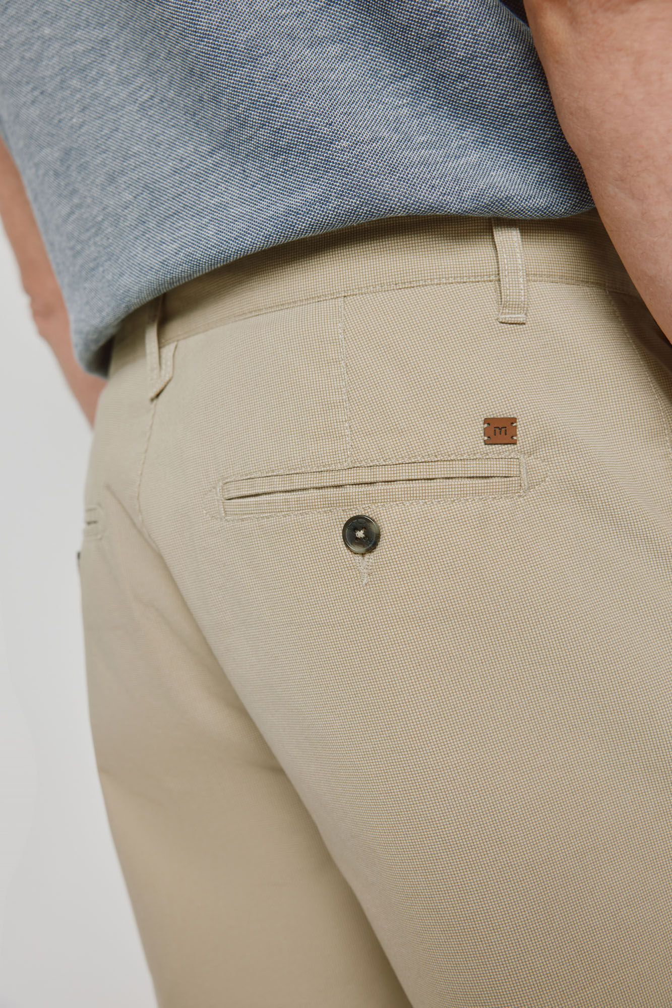 Milano Bermudas estampadas Beige