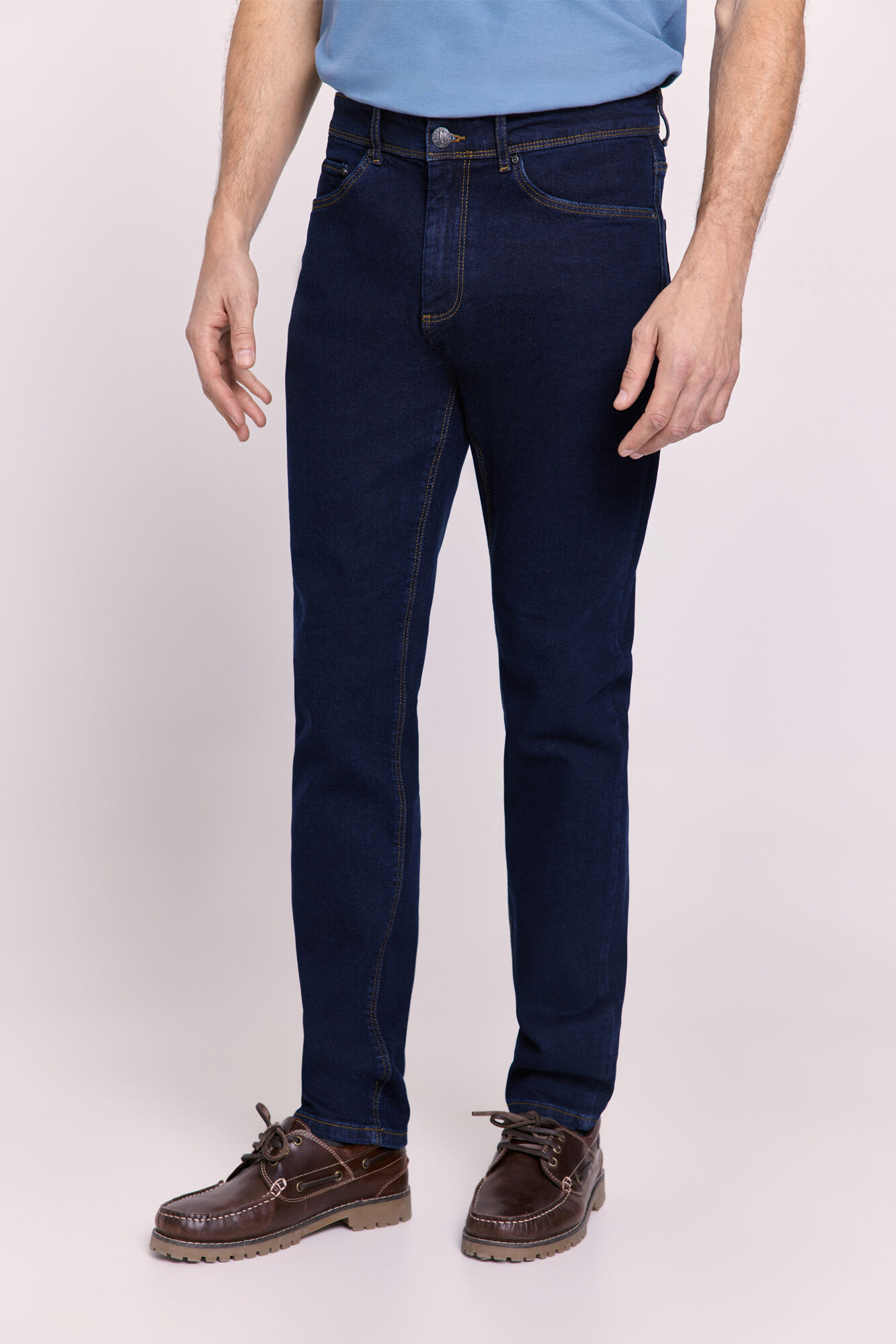 Milano Pantal&oacute;n regular fit de mezclilla