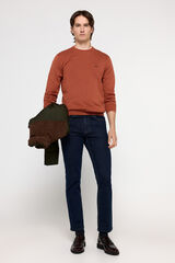 Pedro del Hierro Jersey basico algod&oacute;n PDH Orange