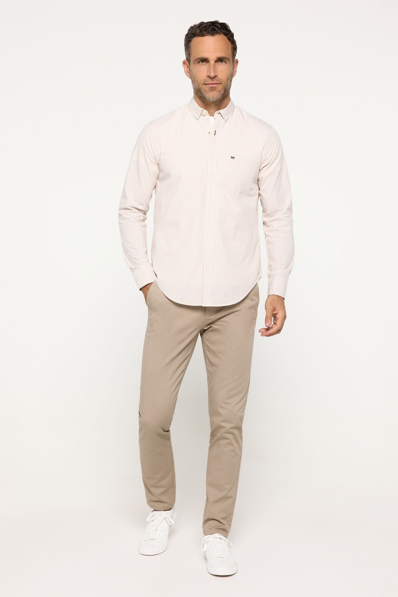 Milano Camisa Popel&iacute;n Rayas