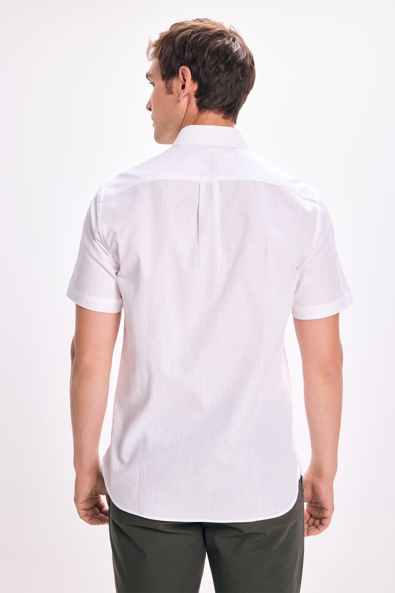 Pedro del Hierro Camisa de lino Pedro Del Hierro Blanco