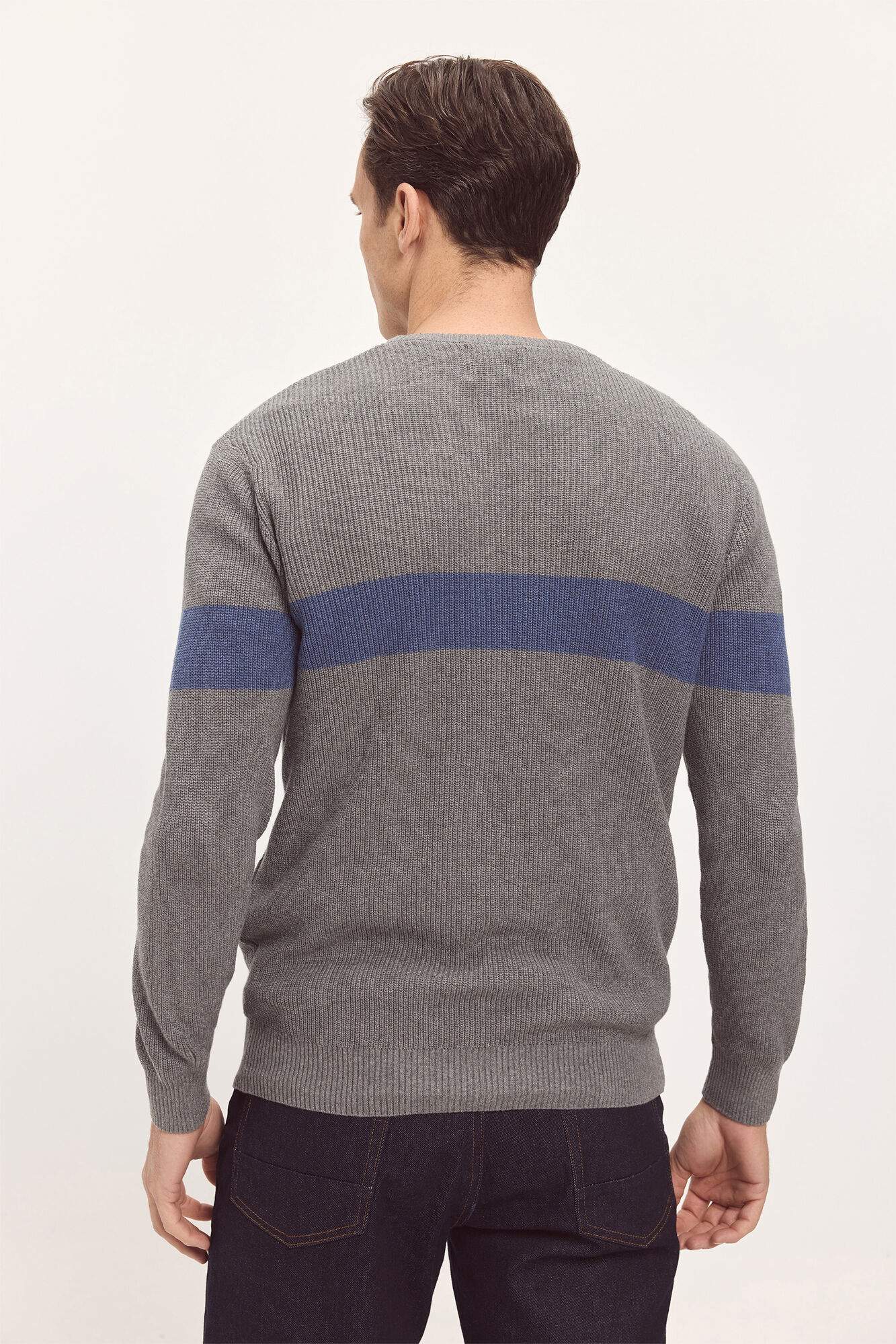 Springfield Jersey b&aacute;sico cuello caja SPF Gris