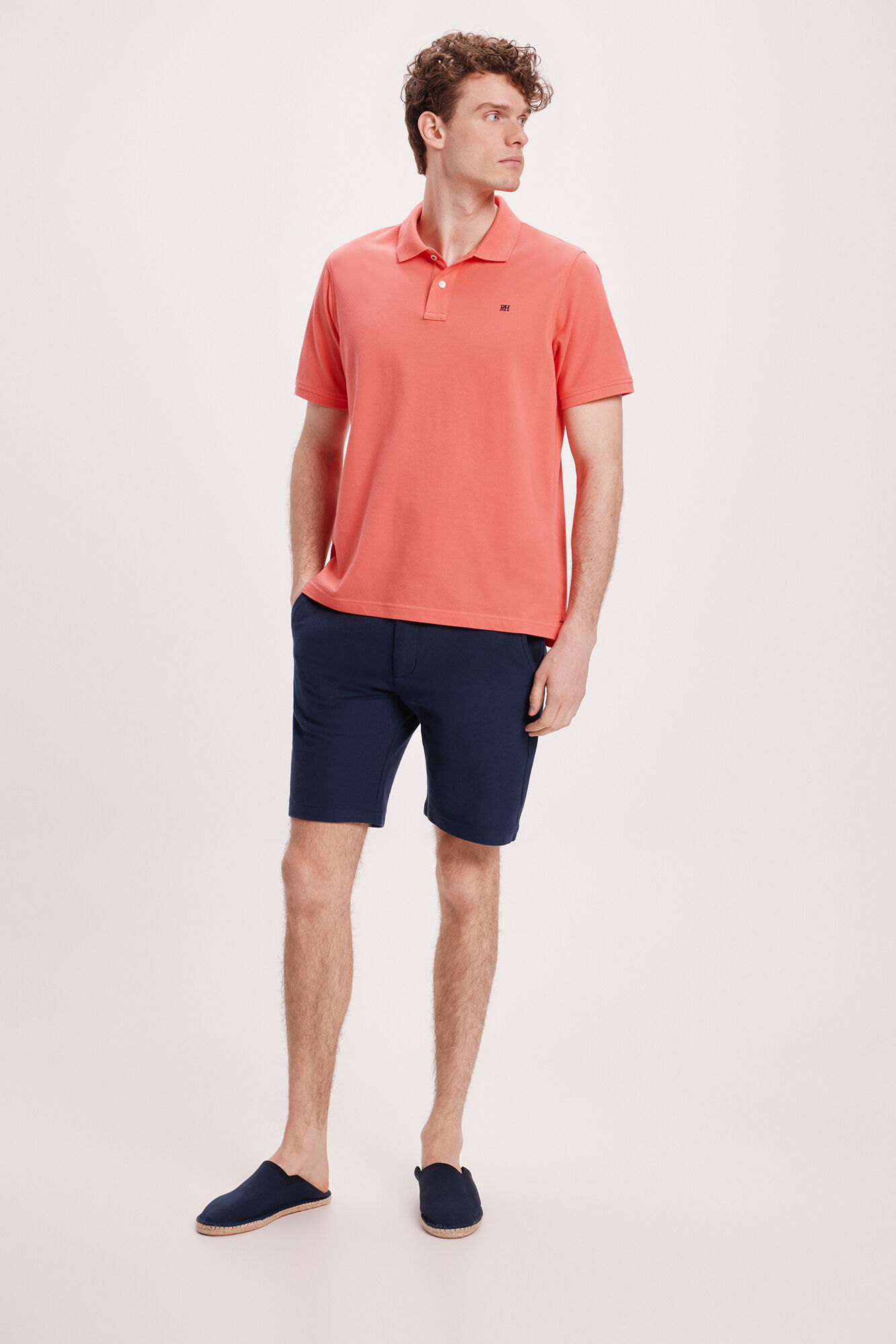 Pedro del Hierro Polo B&aacute;sico PDH Rojo/Coral