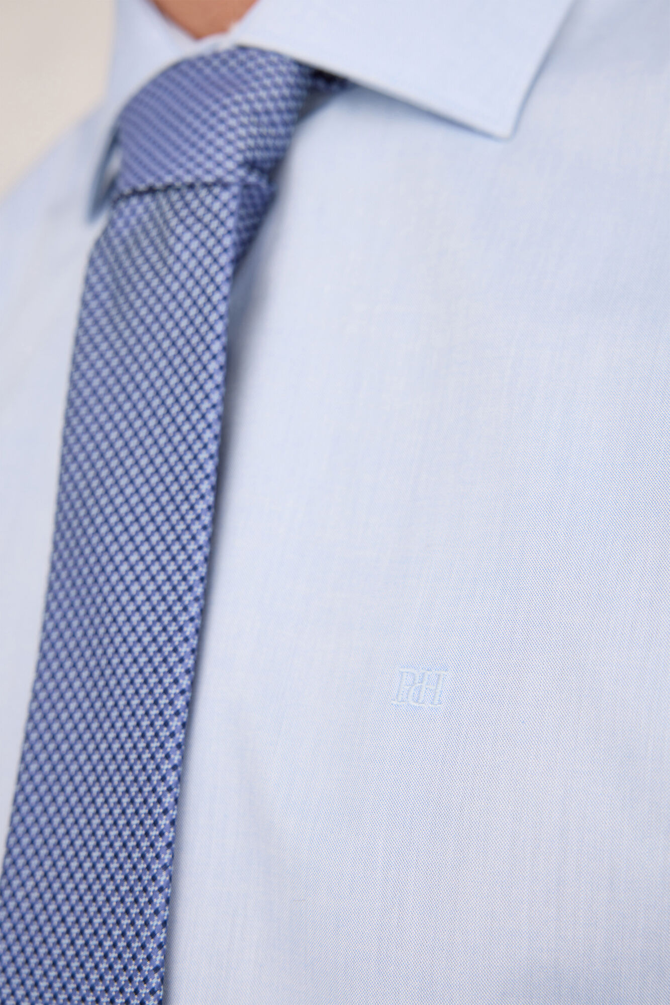 Pedro del Hierro Camisa de vestir Pinpoint  Azul