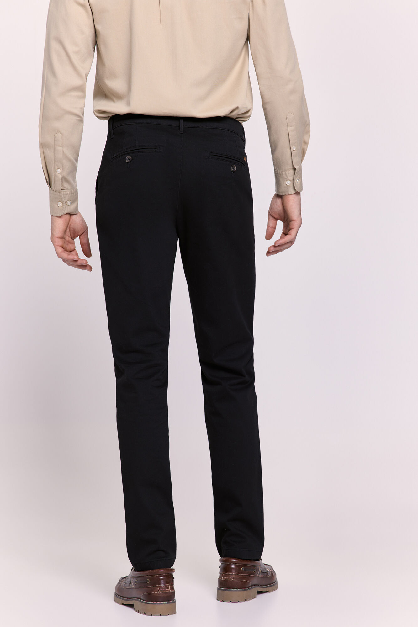 Milano Pantal&oacute;n chino slim fit Negro