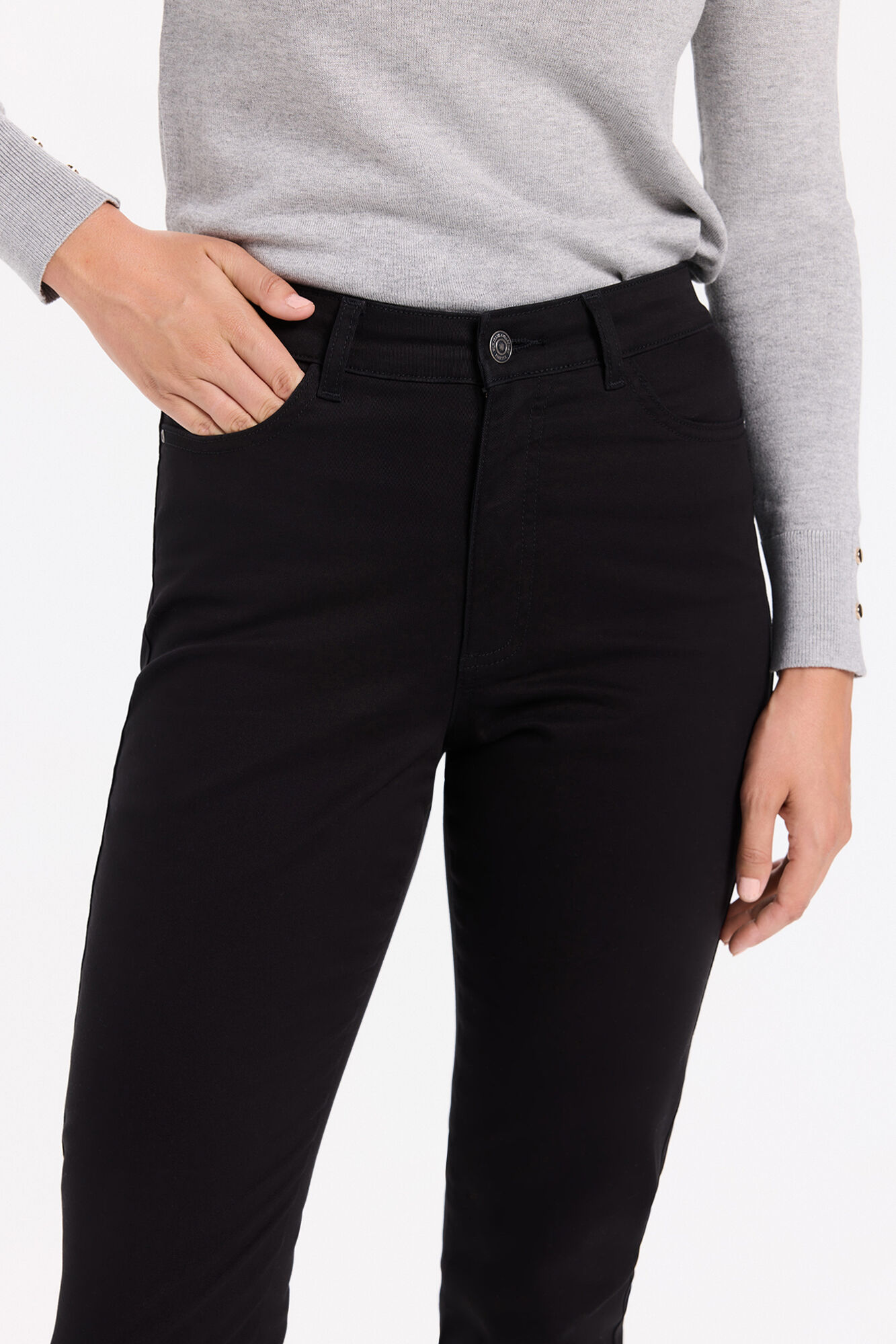 Milano Pantal&oacute;n slim de color Negro