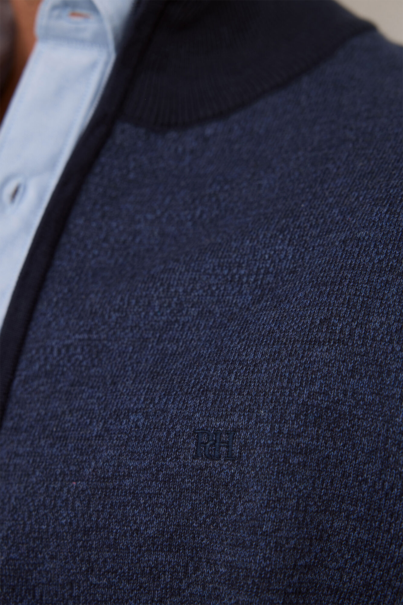 Pedro del Hierro C&aacute;rdigan bicolor Navy