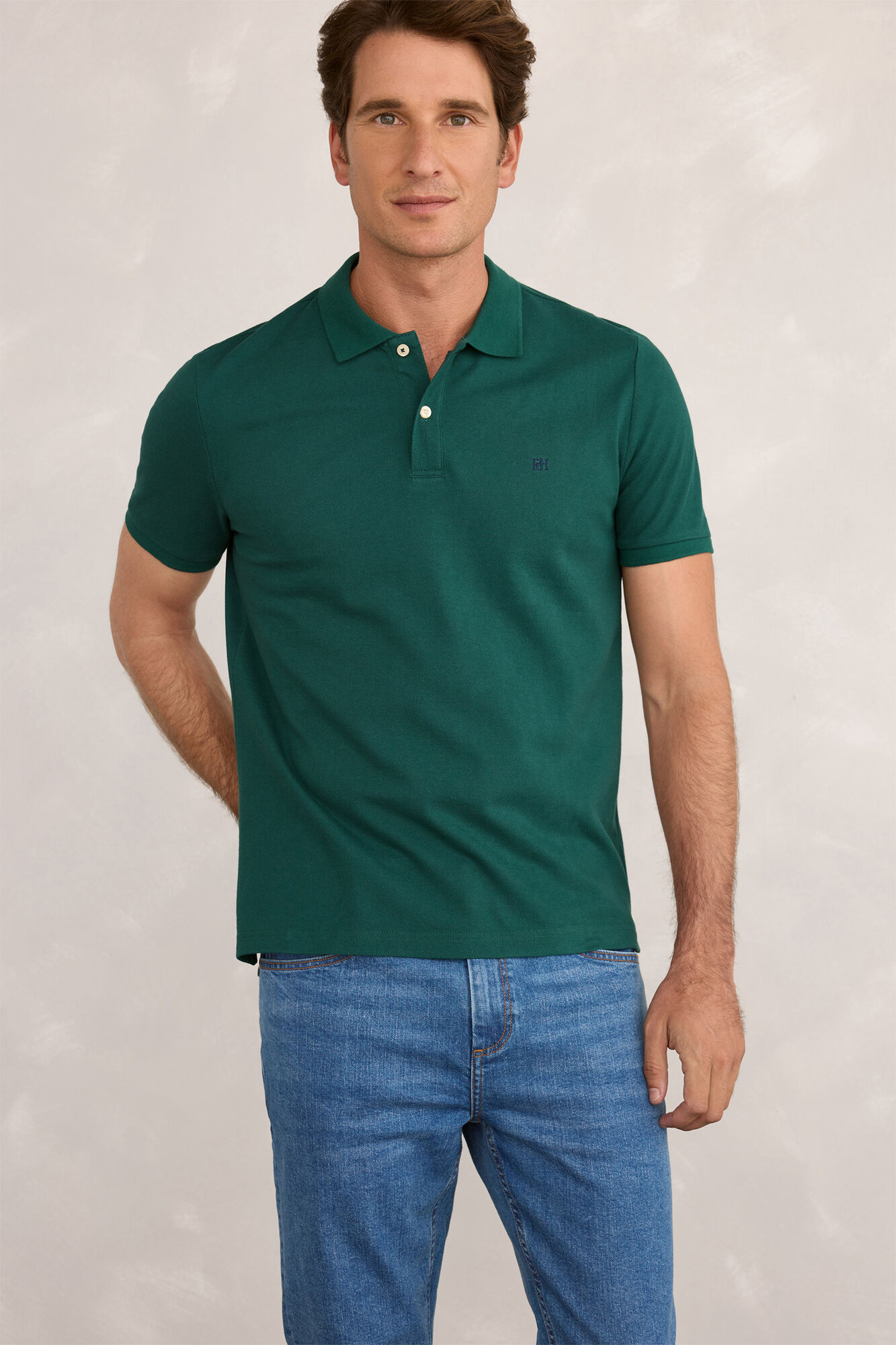 Pedro del Hierro Polo b&aacute;sico de manga corta