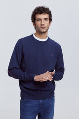 Milano Jersey Patch Cuello Caja Navy