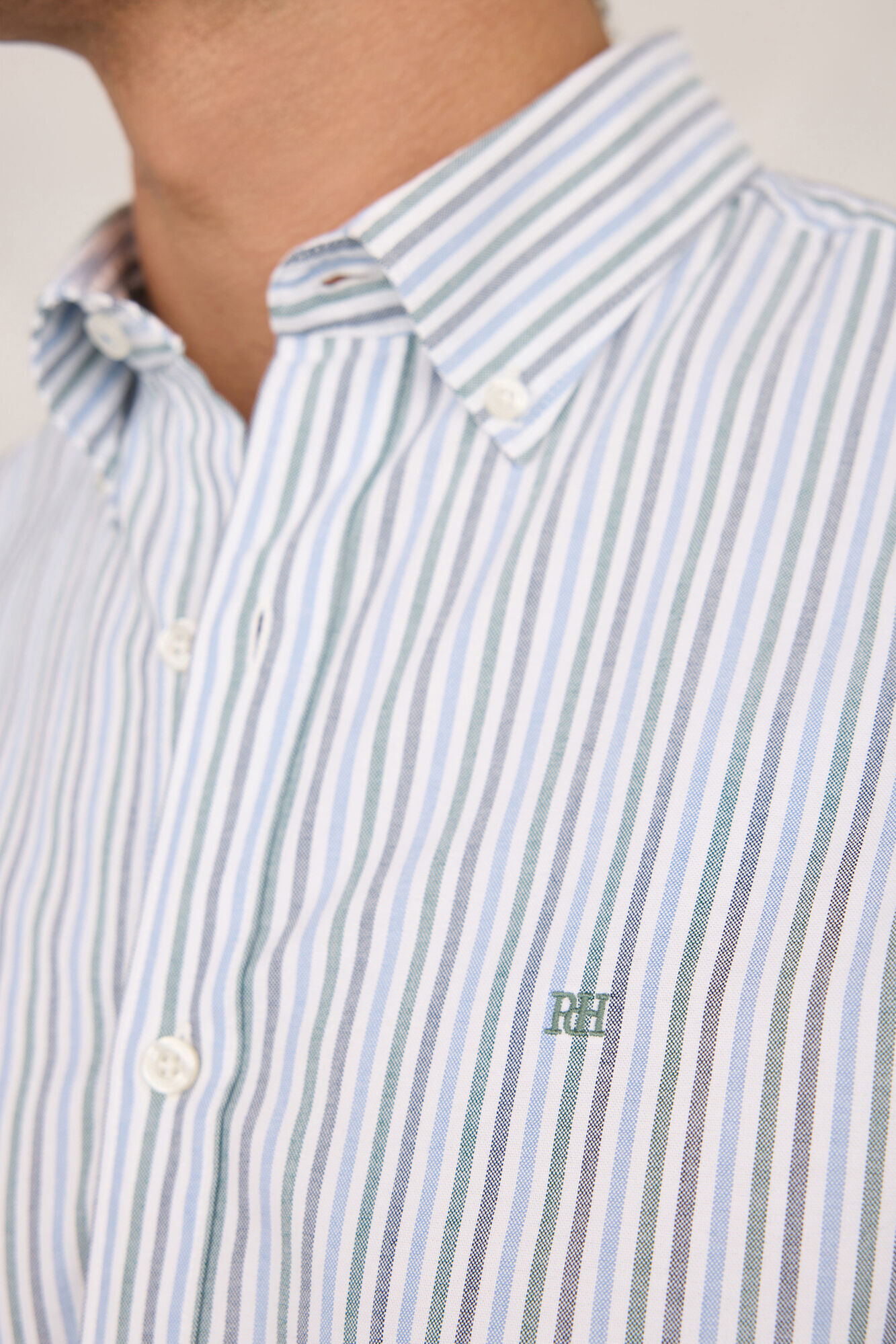 Pedro del Hierro Camisa deportiva a rayas Botella