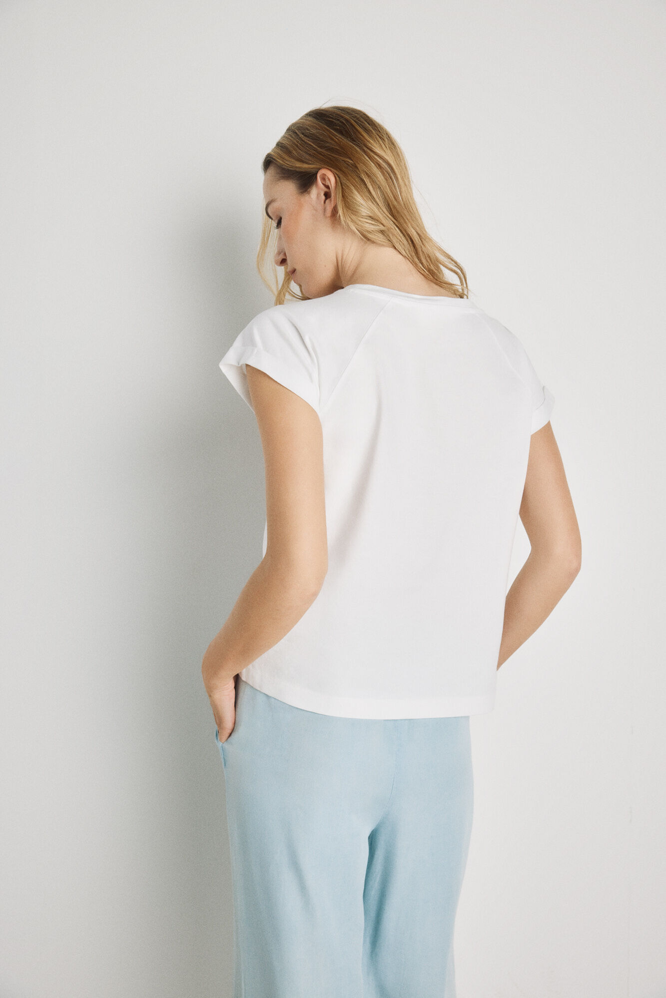 Milano Playera estampada de manga corta Blanco