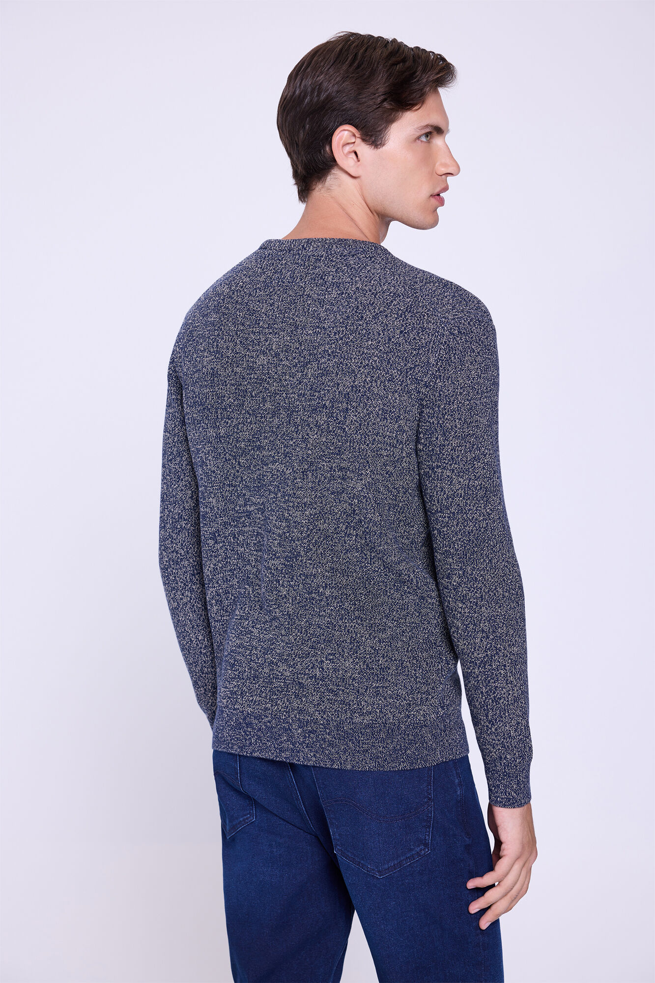 Springfield Jersey b&aacute;sico de cuello redondo  Navy