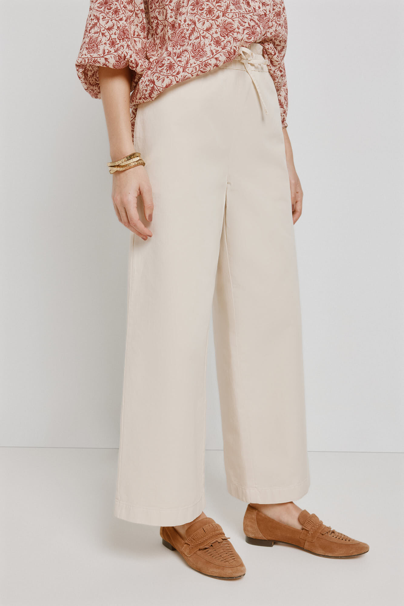 Milano Pantal&oacute;n holgado Beige