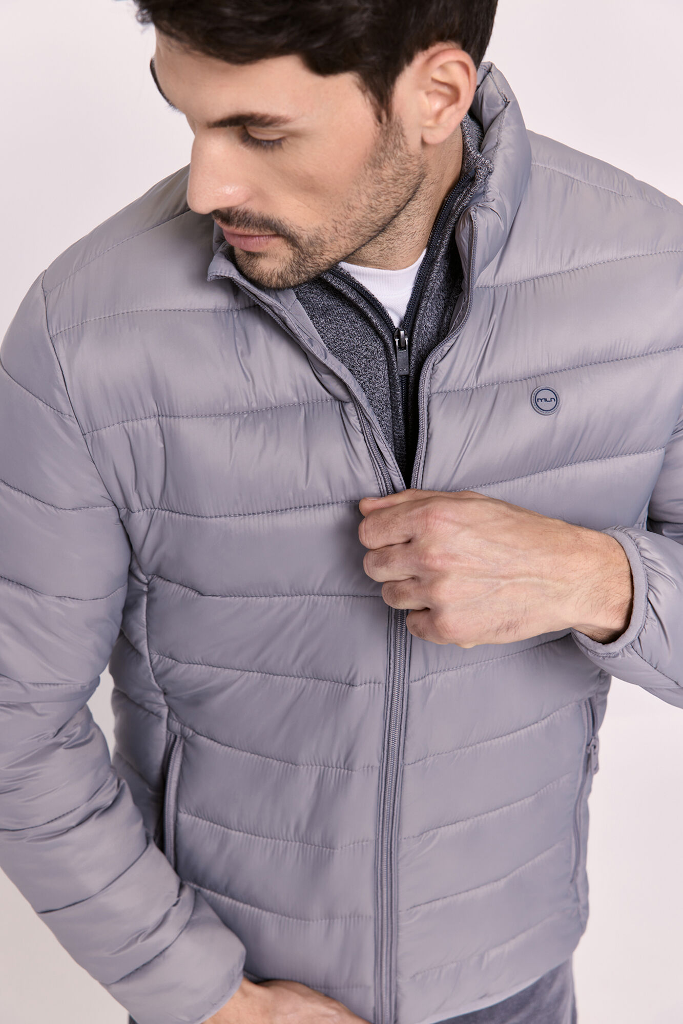 Milano Chamarra acolchada ultralight Gris