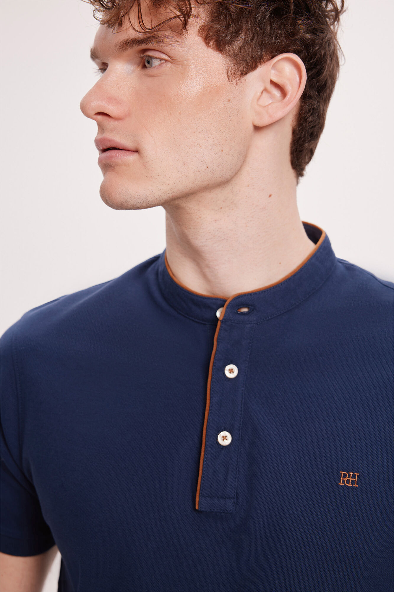 Pedro del Hierro Polo Mao PDH Navy
