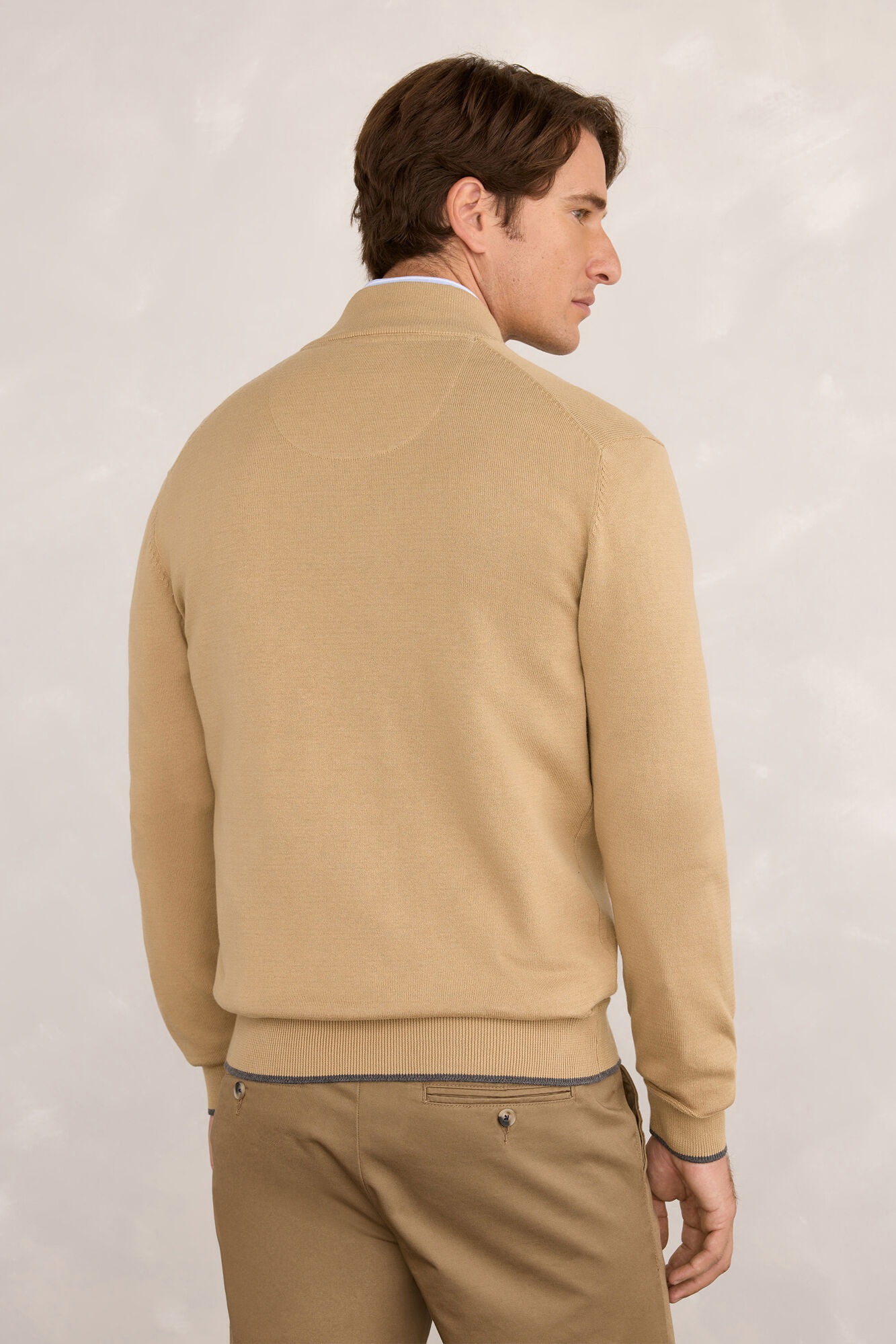 Milano C&aacute;rdigan de canal&eacute; Beige/Camel
