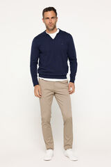 Milano Jersey Cuello Abierto Navy