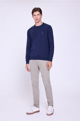 Springfield Jersey b&aacute;sico de cuello redondo  Navy