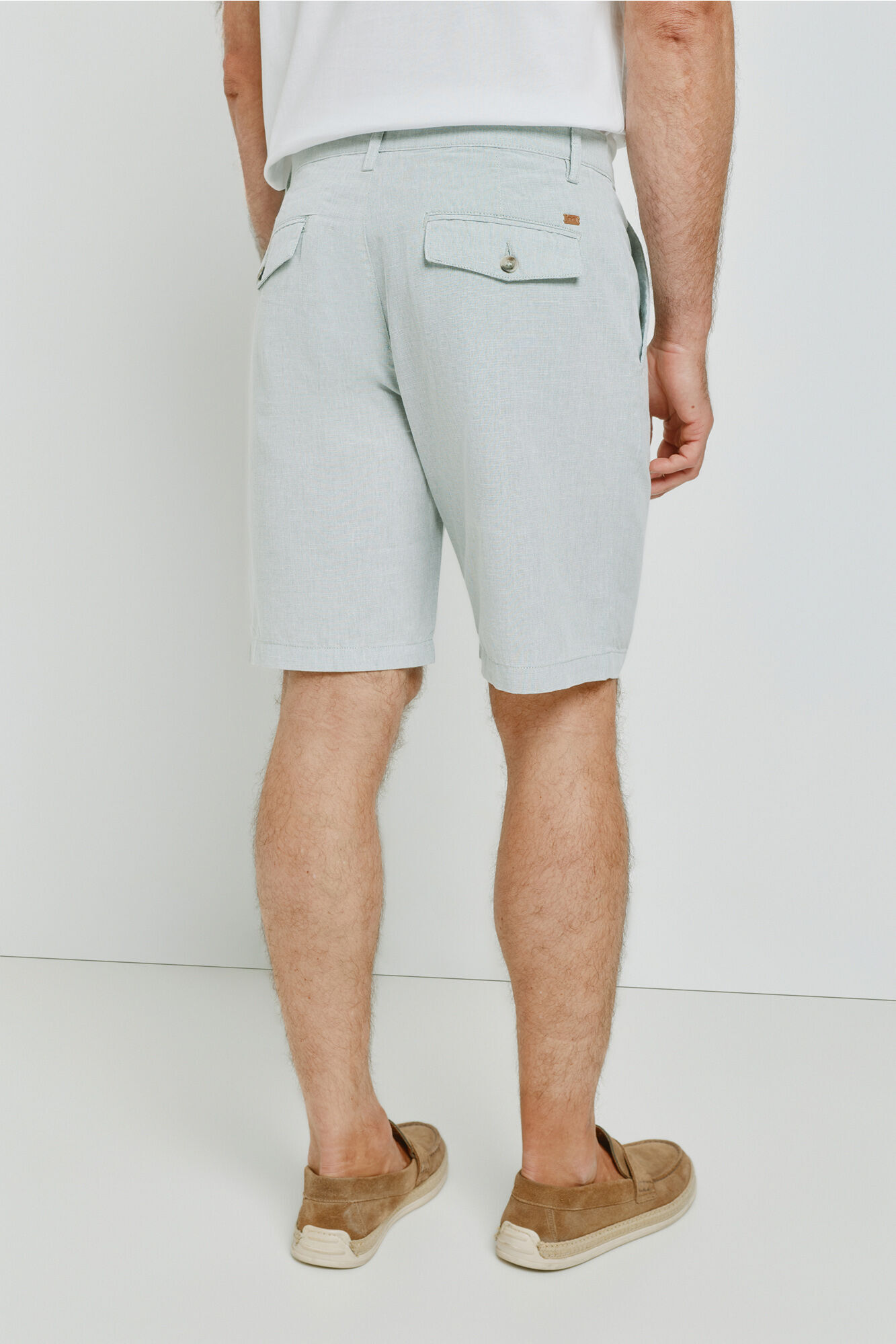 Milano Bermudas microestructura Verde