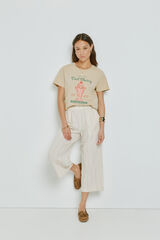 Milano Playera estampada de manga corta Beige