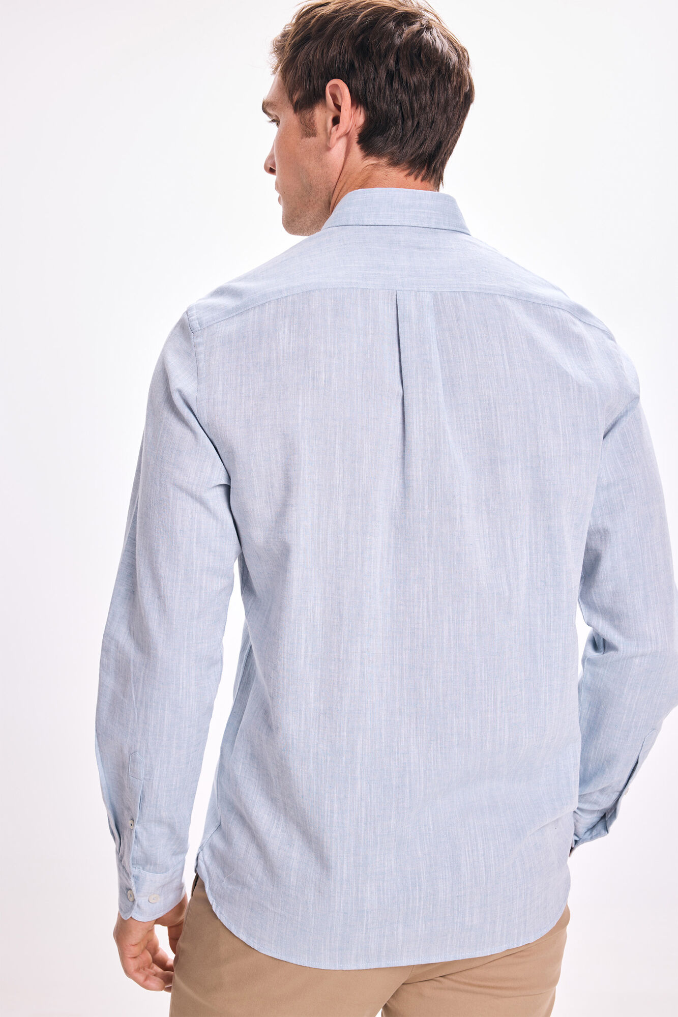 Pedro del Hierro Camisa de lino Pedro Del Hierro Azul