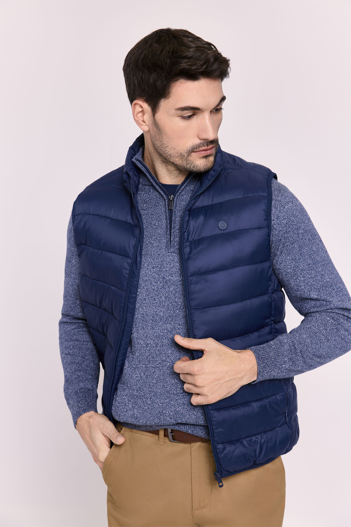 Milano Chaleco acolchado ultraligero Navy
