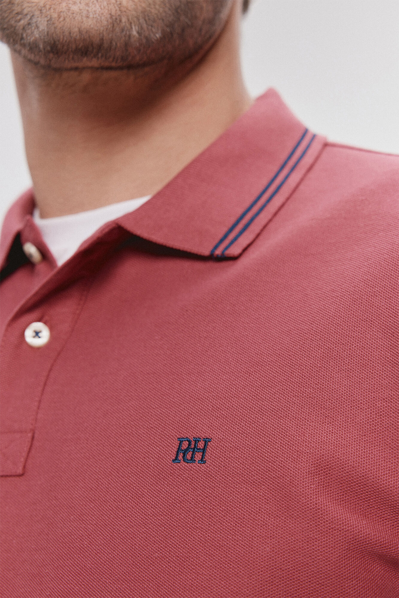 Pedro del Hierro Polo Tips Pedro Del Hierro Granate