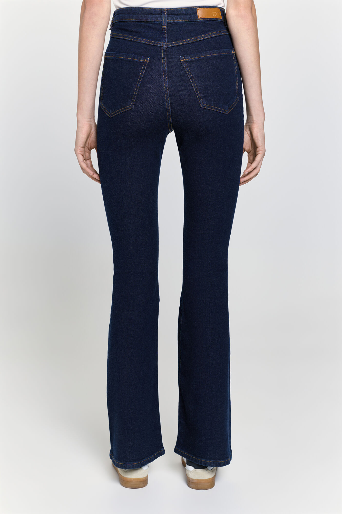Milano Jeans de tiro alto Azul Oscuro