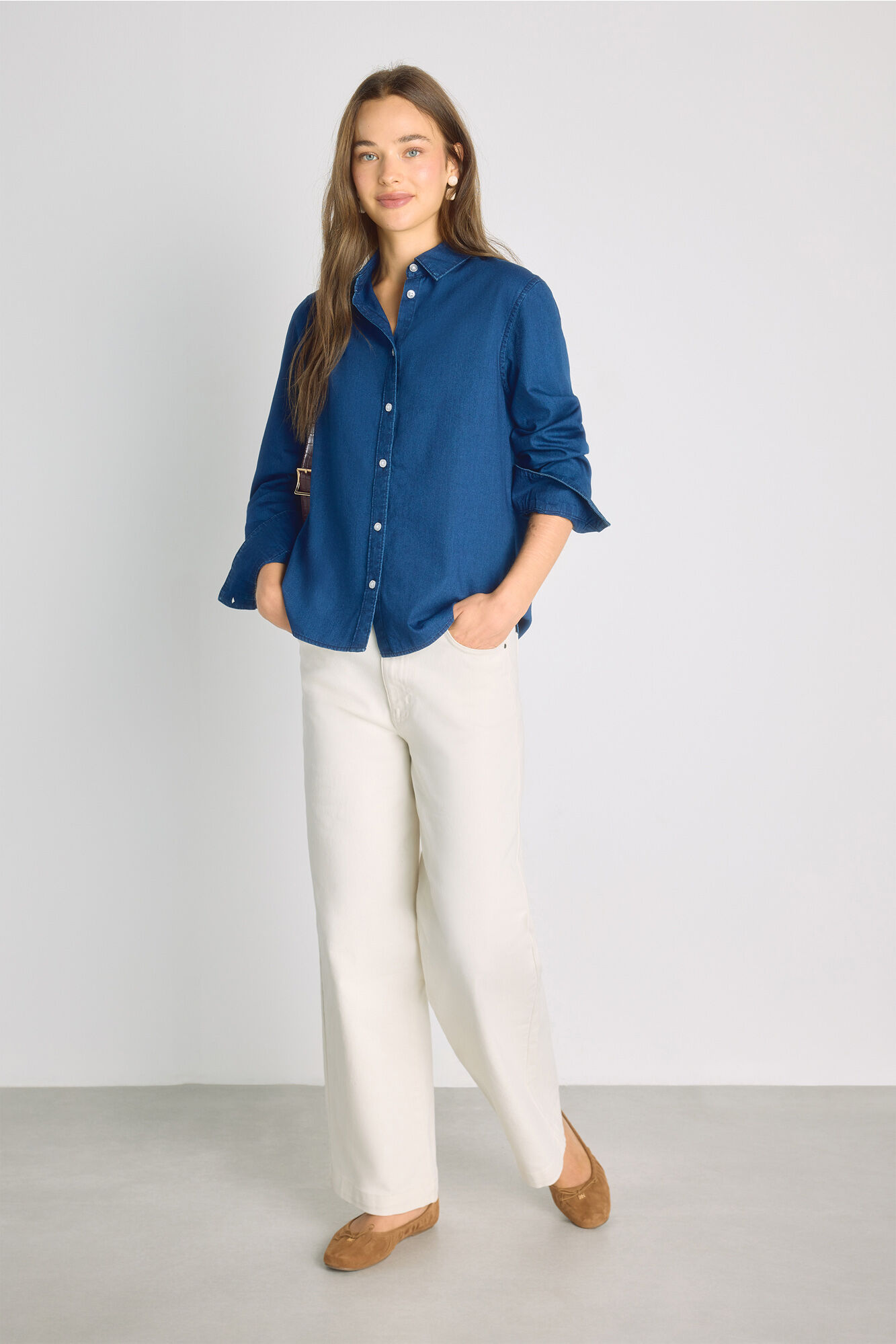 Milano Camisa de denim