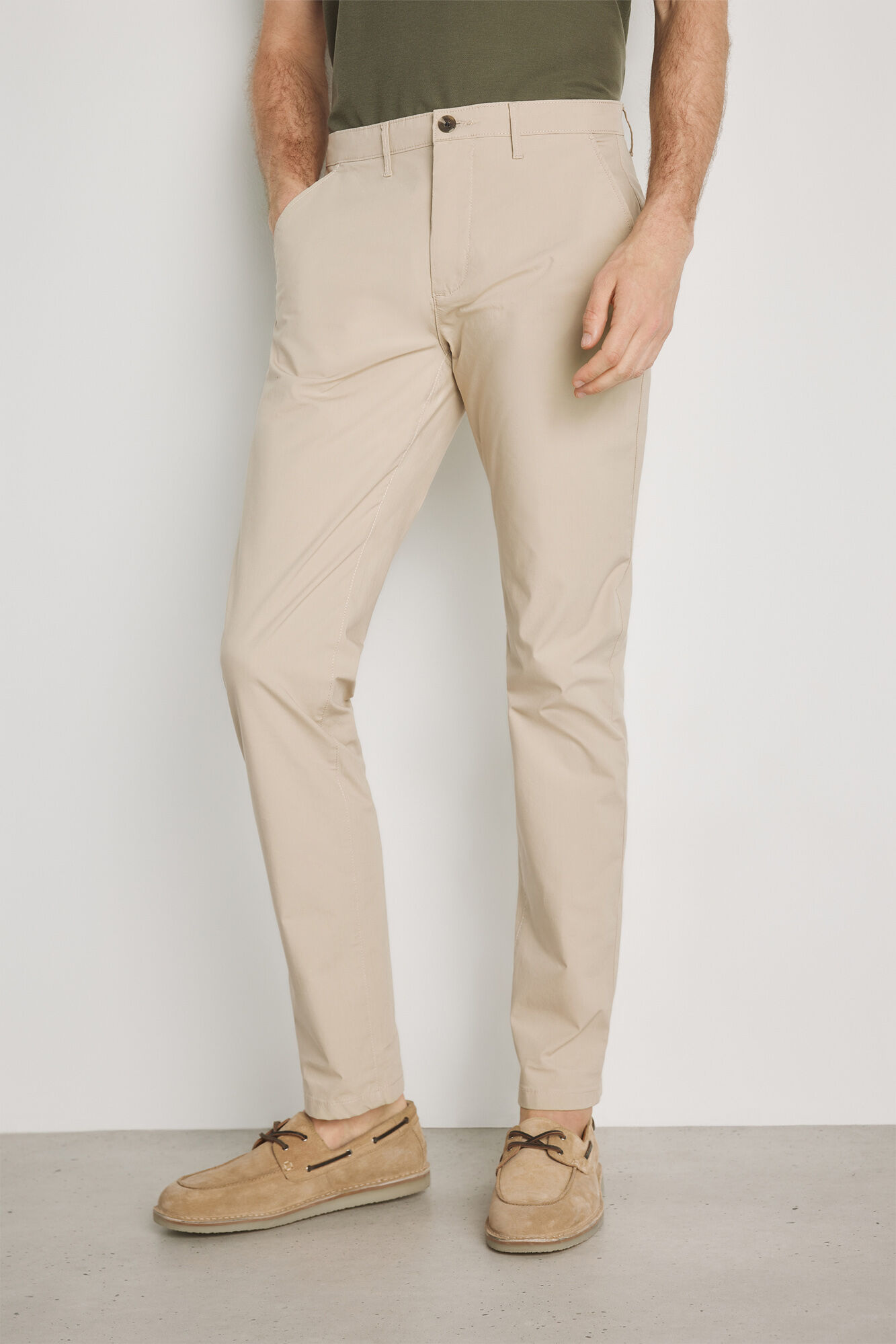 Milano Pantal&oacute;n chino slim Beige