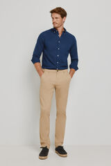 Milano Pantal&oacute;n chino slim fit Beige