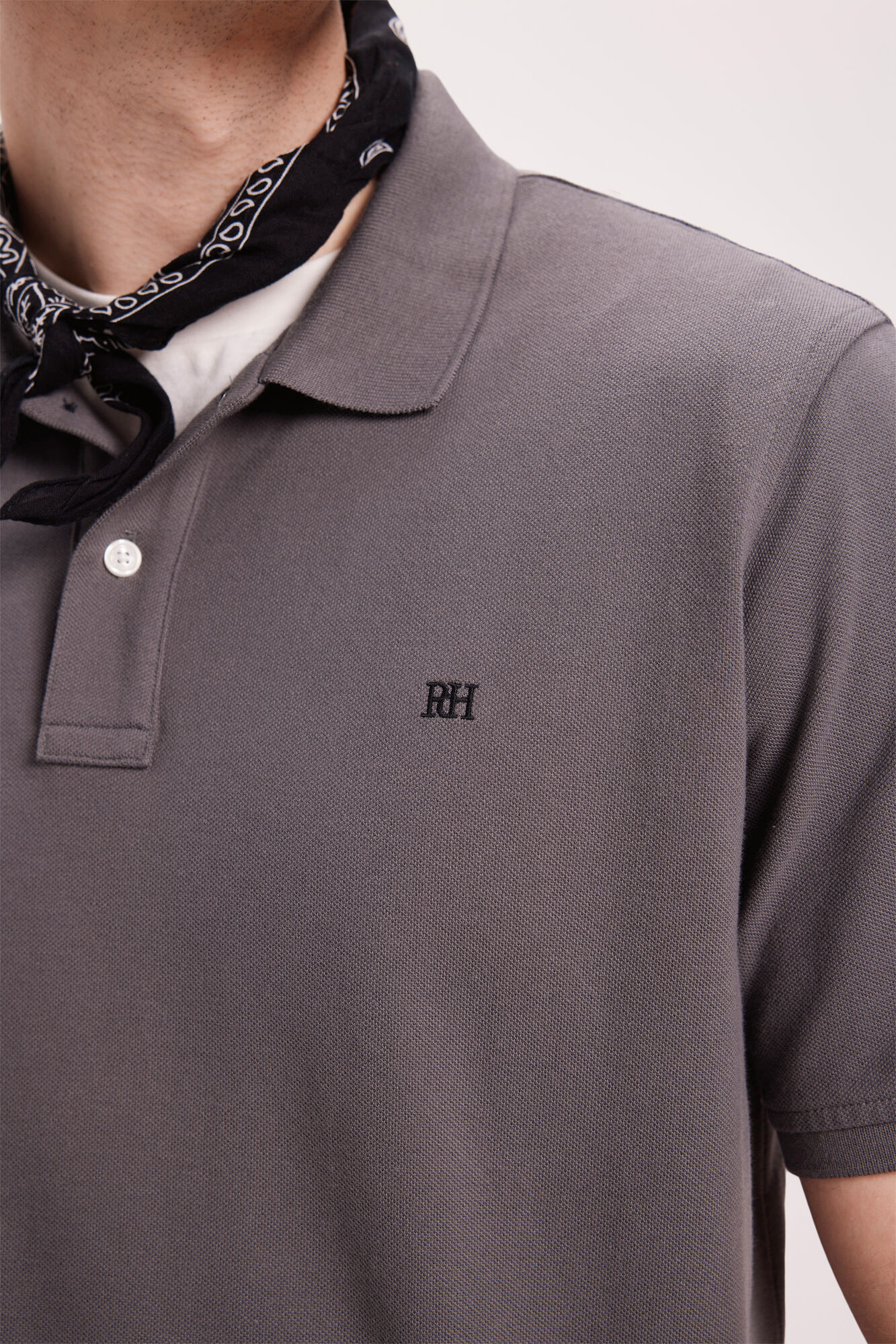 Pedro del Hierro Polo B&aacute;sico PDH Gris Oscuro