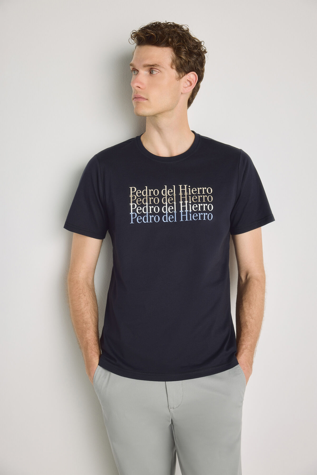 Pedro del Hierro Playera de manga corta estampada