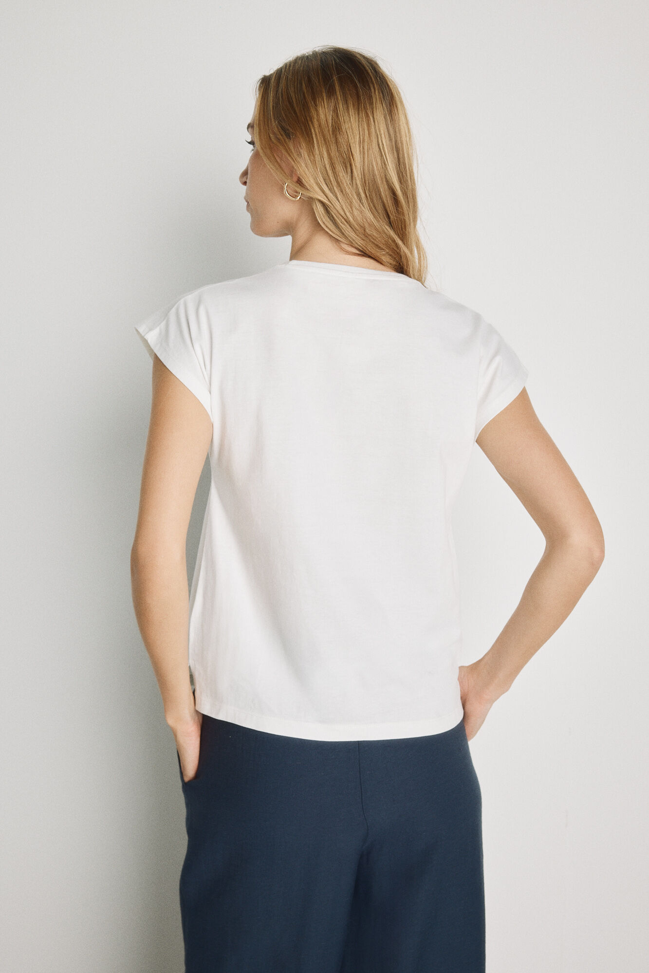 Milano Playera estampada de manga corta Blanco