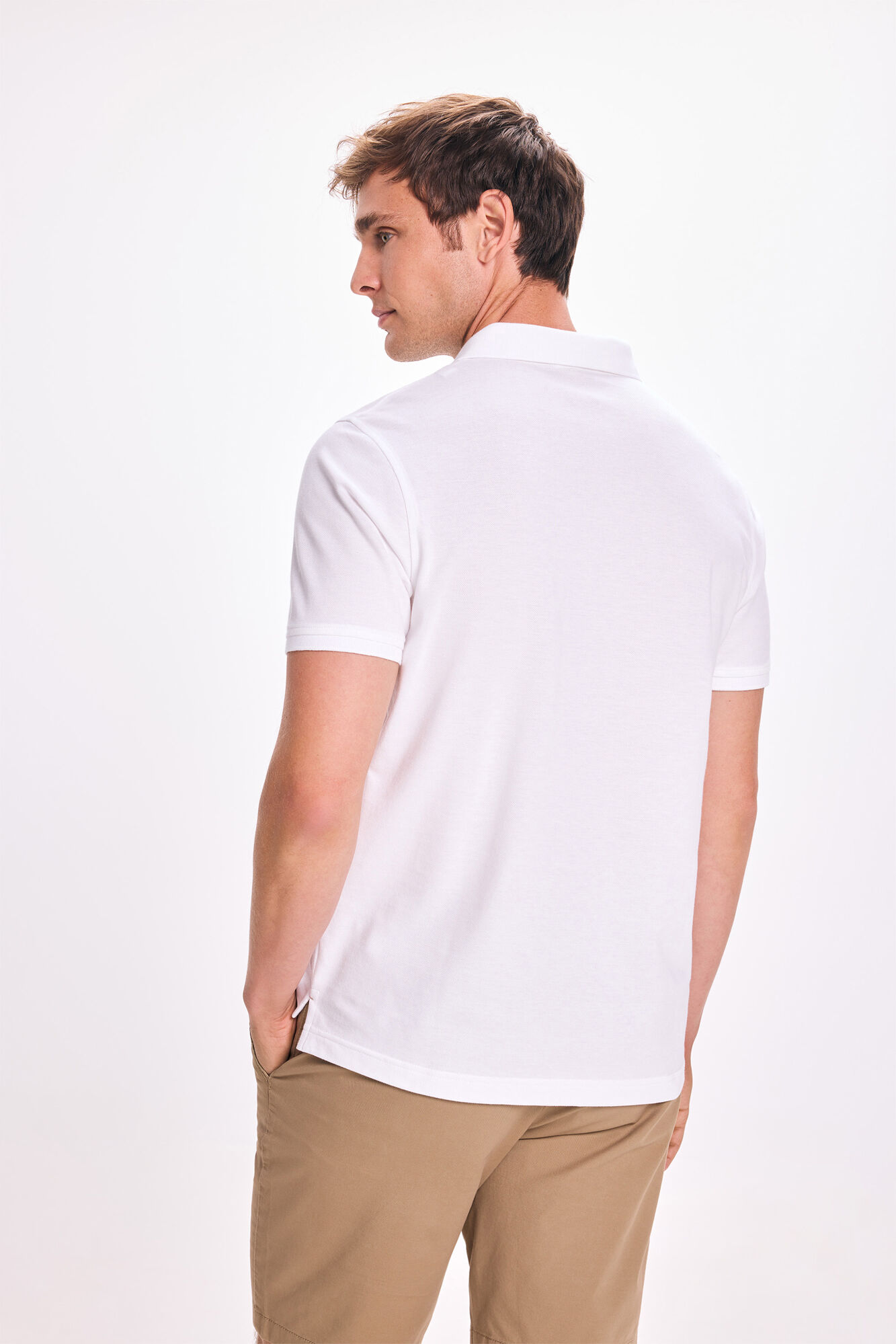Pedro del Hierro Polo b&aacute;sico PDH Blanco