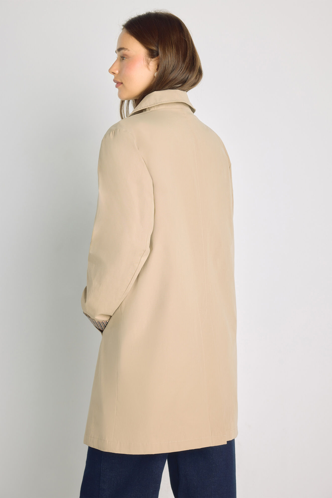 Milano Gabardina larga Beige