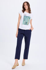 Milano Pantal&oacute;n deportivo con cintura el&aacute;stica Navy