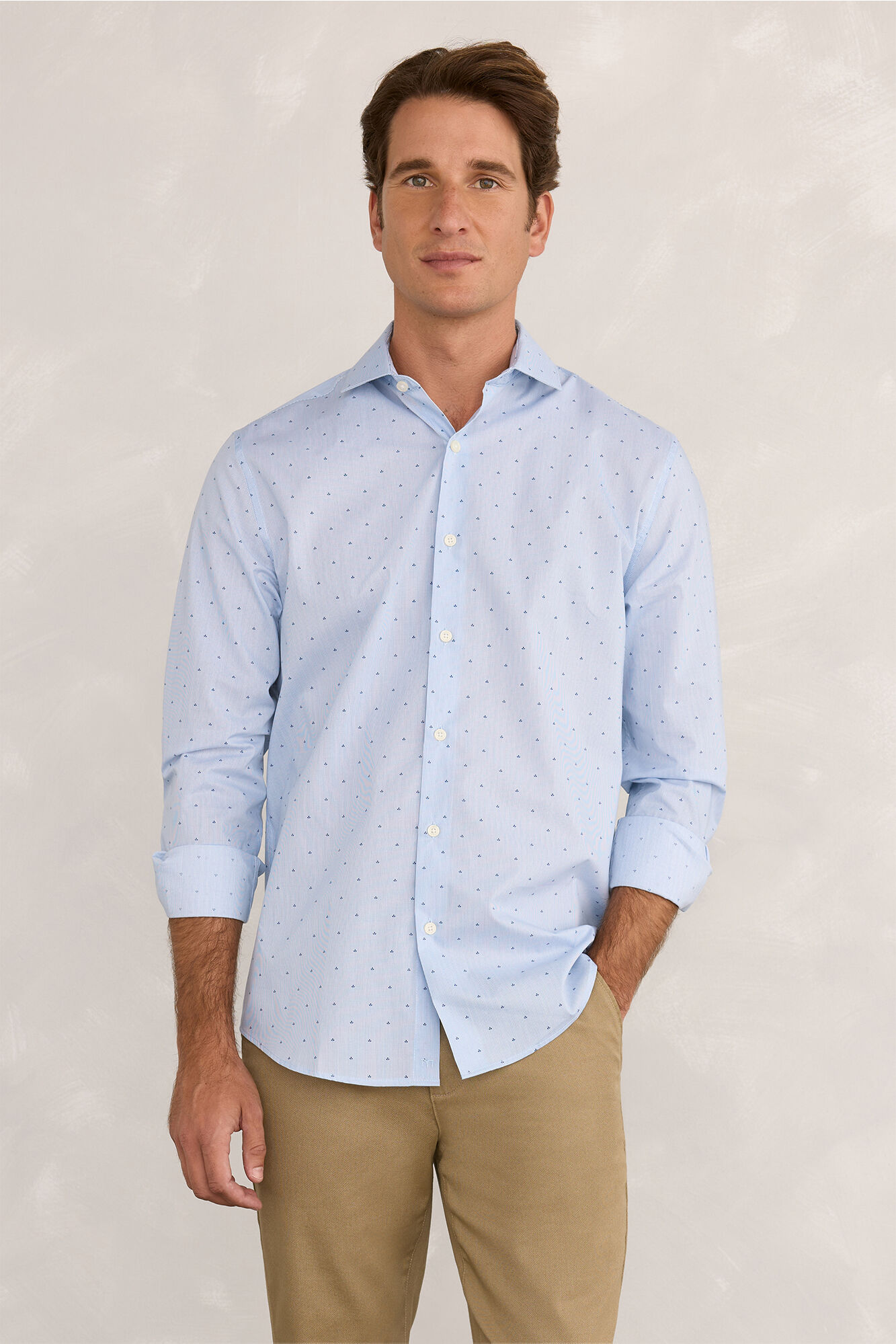 Milano Camisa de vestir de popel&iacute;n